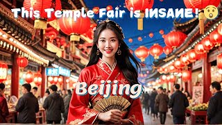 EXPERIENCE Beijing's LIVELY Temple Fair on Chinese New Year 2025!