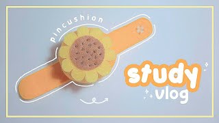 DIY Pincushion || Bagaimana cara membuat bantalan jarum dari kain flanel˚ ༘♡🌼