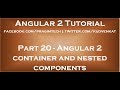 Angular 2 container and nested components