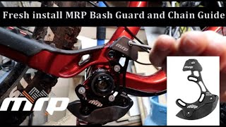 ISCG 05 MRP Chain Guide and Bash Guard Unboxing and install. MRP make great chain devices.