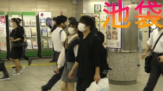 【４Ｋ60fps】緊急事態宣言中  乙女たちの街 池袋お散歩【Declaring an emergency A walk in Ikebukuro, the city of maidens　池袋b