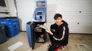 We Broke Into An Old ATM Machine \u0026 Found Money...