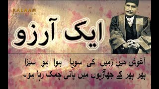 Iqbal Imotional Shairy|Aik Arzoo|Alama Iqbal Very Sad Poem||Naeem Voice|dunya ki mahfilun say |