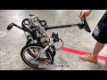 foldable bicycle Folding teaching rifle R8 2022 Instructional video Singapore folding bike 20 inch