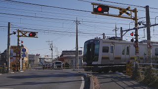 JR東北本線　第二上三川街道踏切