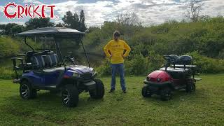 Cricket Cart vs. Golf cart! | Cricket Carts: Small Mini Golf Carts!