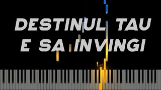 Destinul tau e sa invingi - Instrumental Pian- Negativ Pian - Tutorial #505