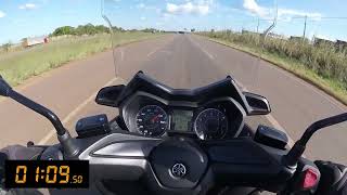 ANDA MAIS QUE A FAZER? // TOP SPEED DO YAMAHA XMAX 250