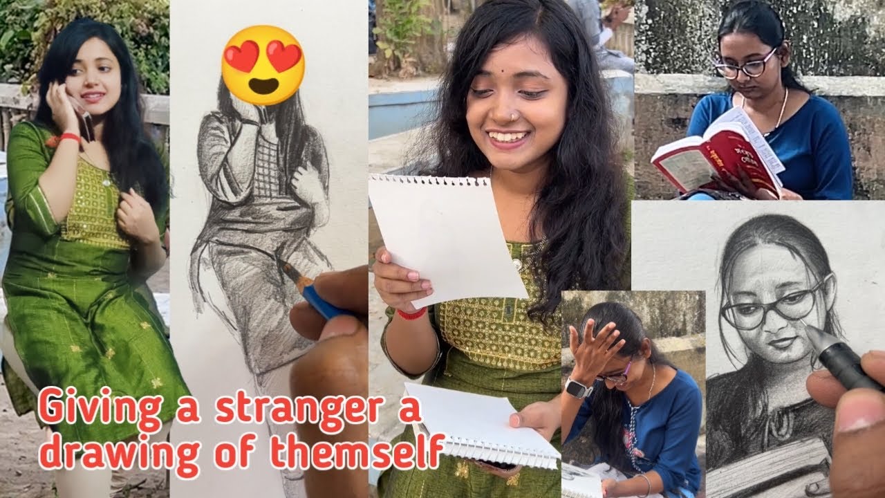 Drawing Strangers In India Very Realistically Must See Reactions