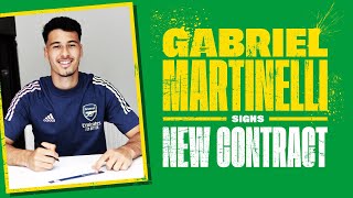 🇧🇷Gabriel Martinelli signs new contract! | Full Interview