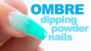Dip Powder Ombre Nail Tutorial with Chisel Dipping Powder