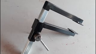 Heavy Duty Clamp | How to make Long Reach Clamp with fast clamping function