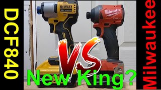 New King? 👑 New DeWalt DCF840 🔥 VS 🔥 Milwaukee Fuel Gen 3 Impact Drivers