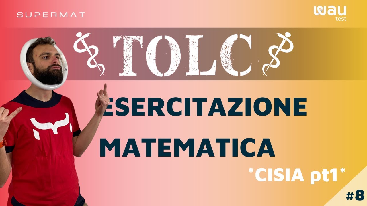 Simulazione Matematica Per TOLC MED - Esempio Test Cisia - YouTube