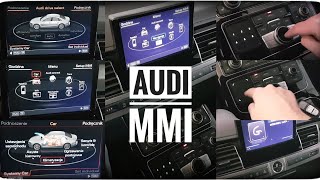 Audi A8 MMI Multi Media Interface Audio + Settings | ForumWiedzy