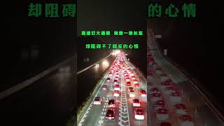 2024春節返鄉 春運 堵車 塞車 高速公路 凌晨4點半  #監控下的一幕 #萬萬沒想到