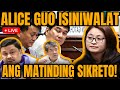 ALICE GUO IBINUNYAG ANG TINATAGONG SIKRETO, BISTADO NA!