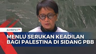 Di Sidang PBB, Pidato Menlu Retno Marsudi Serukan Keadilan Bagi Palestina!