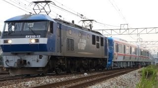 (甲種輸送) EF210-12 / TX-2000系 6両 × 2 / 西岡山駅(貨物ﾀｰﾐﾅﾙ)