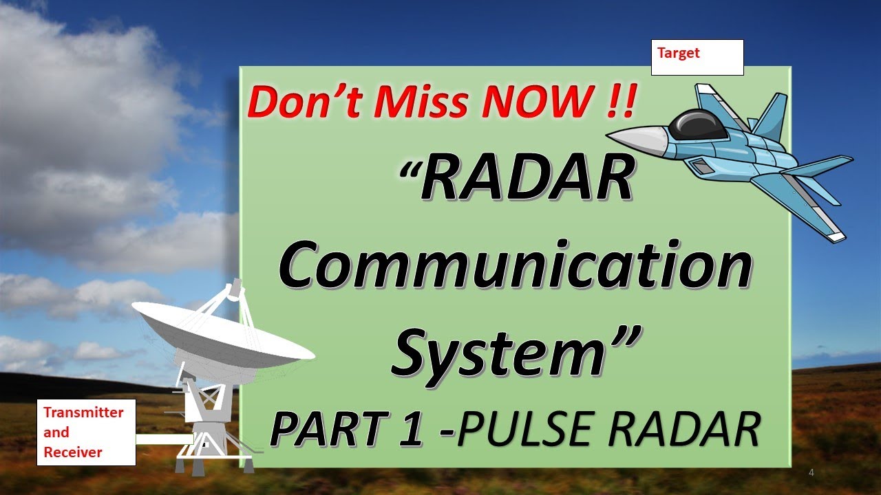 RADAR Communication System (Part-1 Pulse RADAR) - YouTube