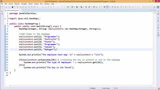 Java Essentials - Hash map in java