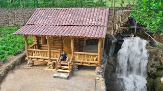 It took man 210 days to Build his own Streamside Villa - Start to Finish