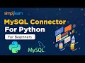 MySQL Connector For Python | MySQL Tutorial For Beginners | SQL Tutorial | Simplilearn