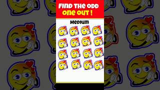 Find the odd one out emoji ! eye test game 11 #shorts #riddles #paheli