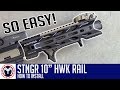 STNGR HWK Rail Install | Musty Yeti