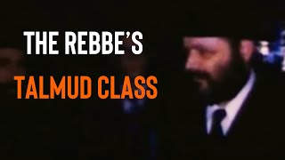 The amazing thing that happened at the Rebbe's Talmud class