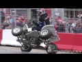 atv quad bike stunts wheelie drifting donuts .. gas gas vs suzuki ltr 450