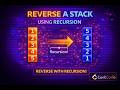 Reverse a Stack Using Recursion | Data Structures & Algorithms