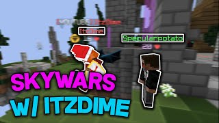 Skywars but with NO WEAPONS.. (ft. ItzDime)