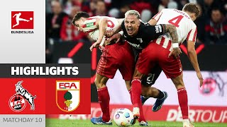 1. FC Köln - FC Augsburg 1-1 | Highlights | Matchday 10 – Bundesliga 2023/24