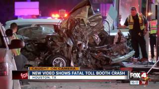 New video shows deadly toll booth crash
