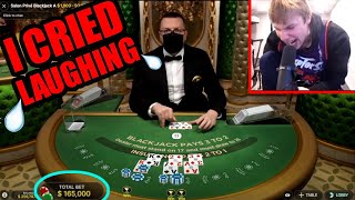 I Cried LAUGHING Watching This BlackJack Session | Xposed