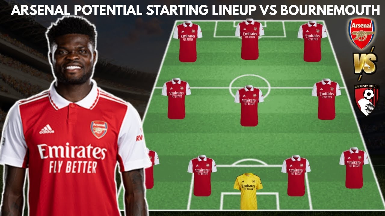 Arsenal Potential Starting Lineup Vs Bournemouth | English Premier ...