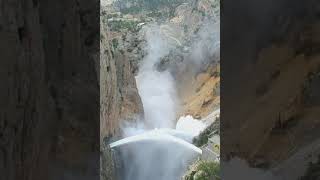 Ermenek Dam water discharge (Karaman - Türkiye) Ermenek Barajı, Su Jetlerinin Çarpışması, 23.05.2012