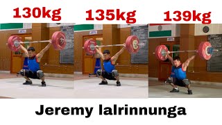 Jeremy lalrinnunga weightlifter Snatch 130kg 135kg 139kg