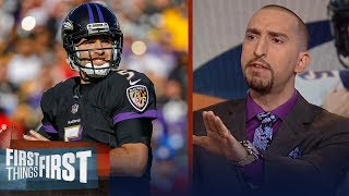 Nick Wright calls Broncos trade for Joe Flacco a 'terrible move' | NFL | FIRST THINGS FIRST
