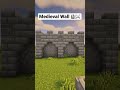 minecraft build hack how to create a medieval wall in seconds 🏰⚔️