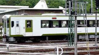 JR八高線　キハ111系＋キハ112系　普通高崎行き　小川町駅到着