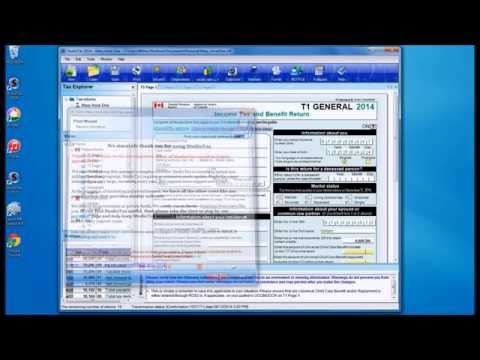 Tutorial of filing a return using StudioTax and Netfile Tutorial of filing a return using StudioTax and Netfile