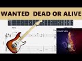 #WANTED DEAD OR ALIVE#BON JOVI#|Guitar Tab| TUTORIAL#Mastertabs#BestFreeYoutubeMusic#FREE CHORDS#