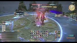 [FF14] 風水霊殿ガンエン廟 セイテンタイセイ 如意大旋風 ラーニング 青魔道士ペア 6.08