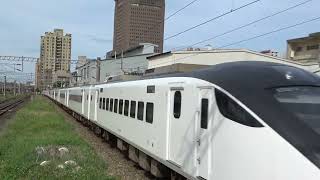 (4K) 280次 EMU3021通過北新竹車站