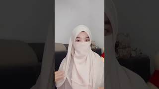 cara ukthi memakai cadar yang simple #ukthi #hijab #cadar