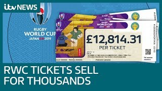 England Rugby World Cup final tickets sell for thousands ahead of South Africa match | ITV News