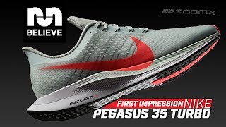 First Run in the Nike Pegasus 35 Turbo with Zoom X