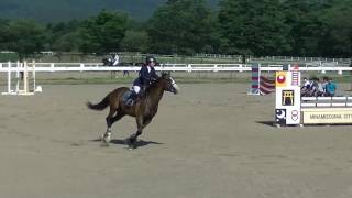 2016年北日本学生馬術大会 総合馬術競技 障害飛越競技 4年目×柏晴号